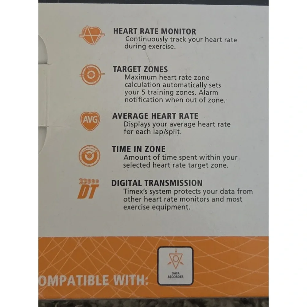 Timex Ironman Triathlon Heart Rate Monitor Watch NEW